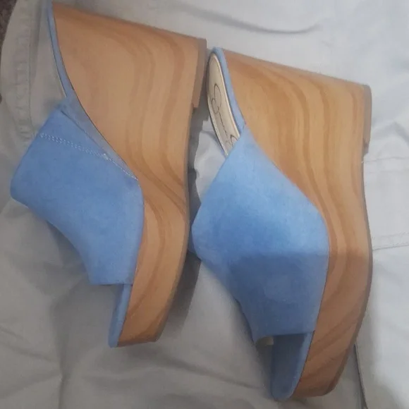 Y2K Jessica Simpson Slide On Wedge - Picture 4 of 9